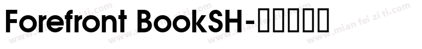 Forefront BookSH字体转换
